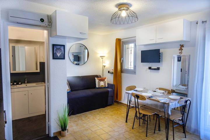 Studio für 4 Personen, mit Balkon, kinderfreundlich in Sainte-Maxime
