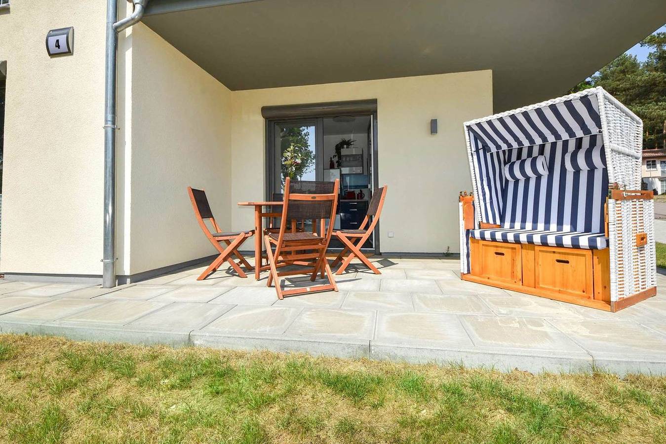 Appartement entier, Sonnenpark 05 - modern eingerichtet und Terrasse mit Strandkorb in Gothensee, Korswandt