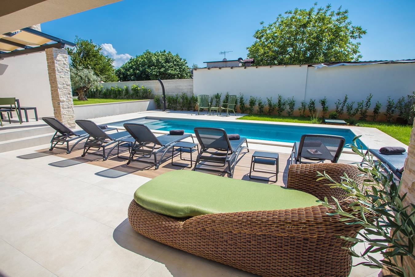 Villa Mia mit Pool in Kosinozici, Porec und Umgebung