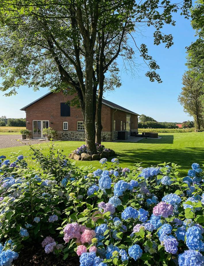 Ferieudlejning for 4 personer, med Terrasse i Vejen