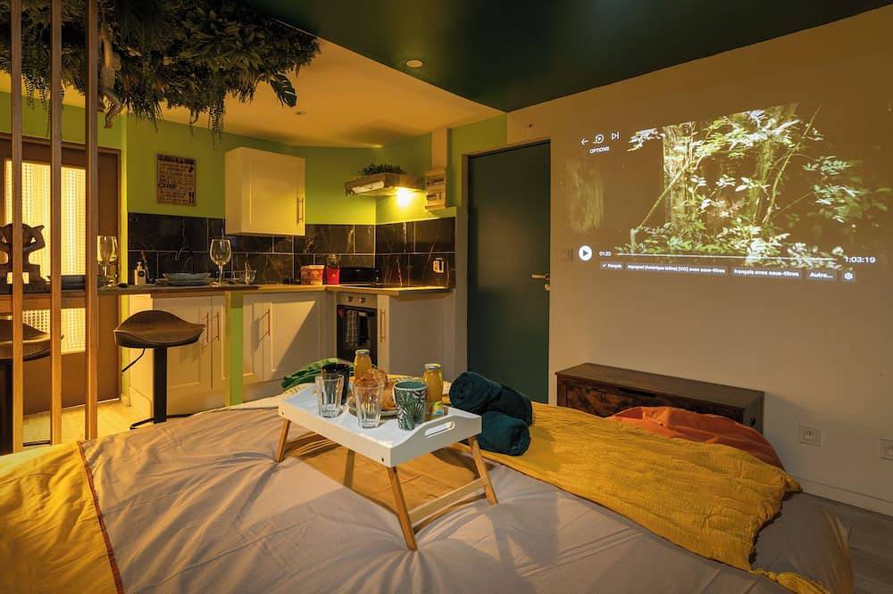 Geheel appartement, Cap Jungle*Cinéma Immersif with video projector in Limoux, Limoux en omgeving