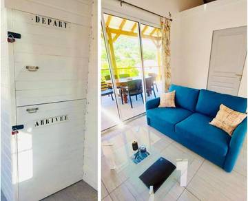 Gîte pour 4 personnes, avec terrasse à Terre-de-Haut