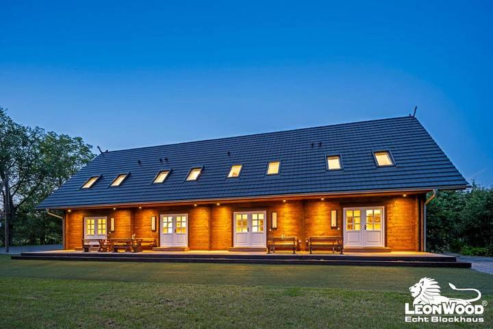 Ferienhaus für 4 Personen, mit Terrasse und Garten sowie Sauna und Ausblick in Burg (Spreewald)