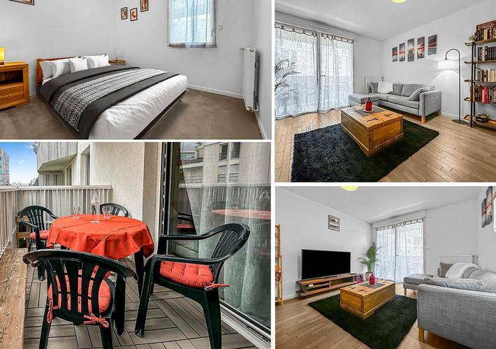 Gîte pour 6 personnes, avec terrasse dans Gare De Massy - Palaiseau - 2