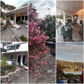 Gîte pour 3 personnes, avec terrasse dans Plage du Ruppione
