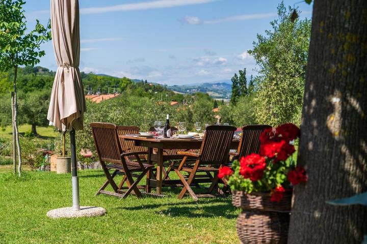 Ferienwohnung für 5 Personen, mit Garten