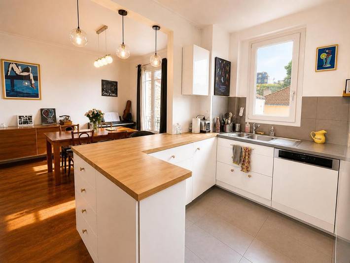 Gîte pour 6 personnes, avec terrasse ainsi que jardin et vue à Sèvres - 2