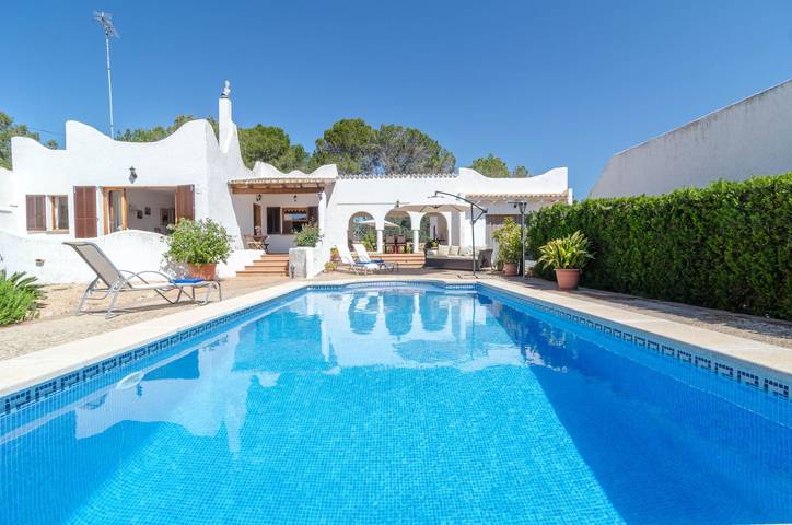 Villa pour 6 personnes, avec terrasse à Cala Pi