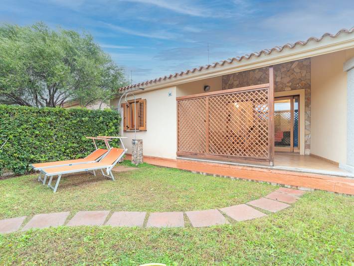 Ferienhaus für 3 Personen, mit Terrasse und Garten