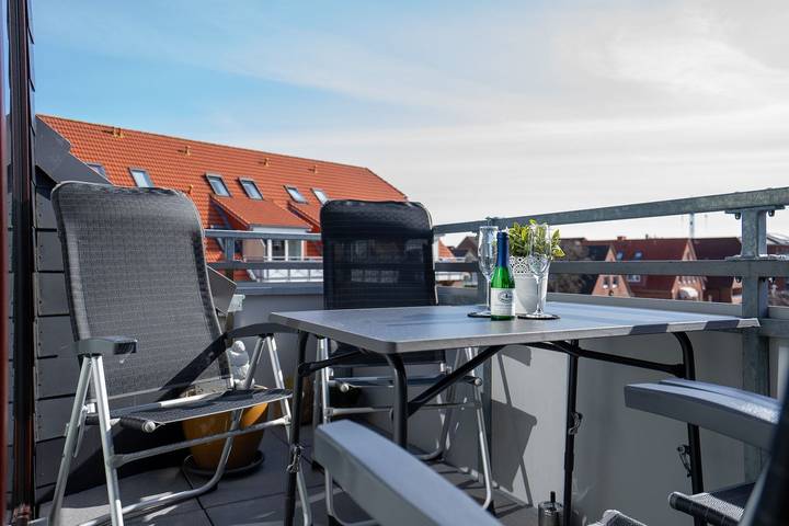 Ganze Wohnung, Meerjungfrau 2 mit seitlichem Meerblick im Haus Rosengarten in Hafen Büsum, Büsum