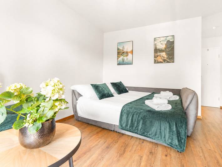 Ganze Ferienwohnung, Kurpark Suites Bad Aibling - Suite 4 - erster Stock mit Balkon in Bad Aibling, Landkreis Rosenheim