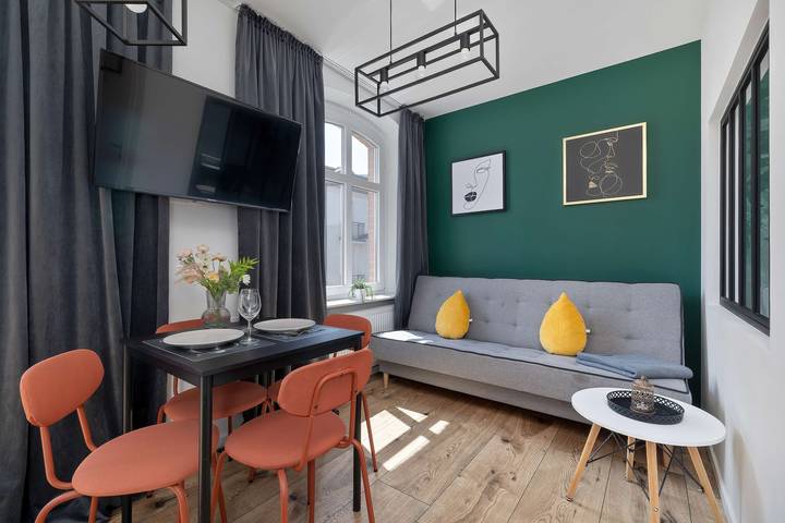Apartament wakacyjny dla 3 osób, z balkon/ taras, Dla rodziny w Śląsk