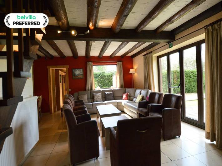 Vakantiehuis voor 18 personen, with terras and sauna as well as tuin, met huisdier in Malmedy