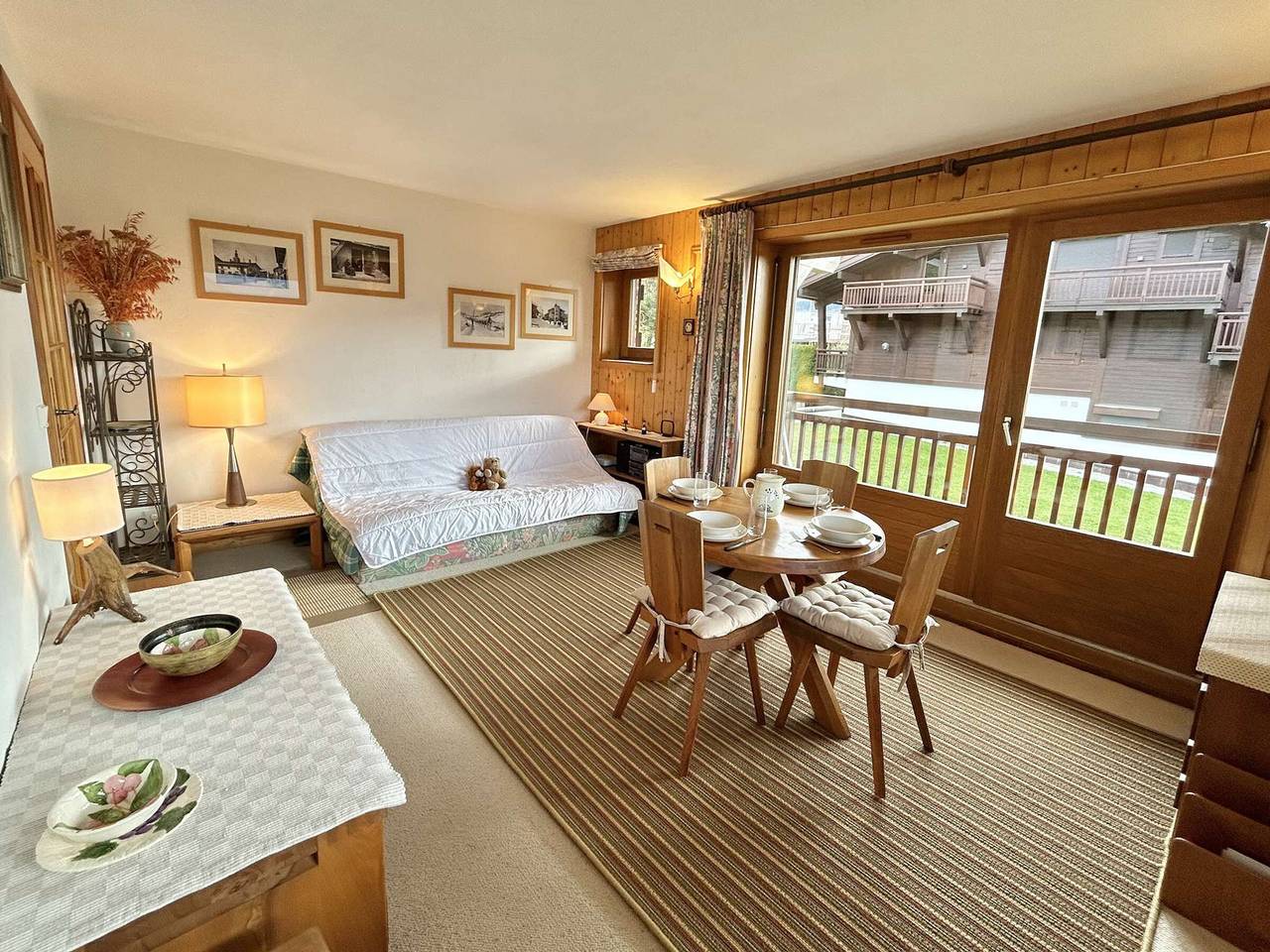 Appartement entier, Appartement 2 pièces avec balcon, Megève, 4 couchages in Megève, Pays du Mont-Blanc