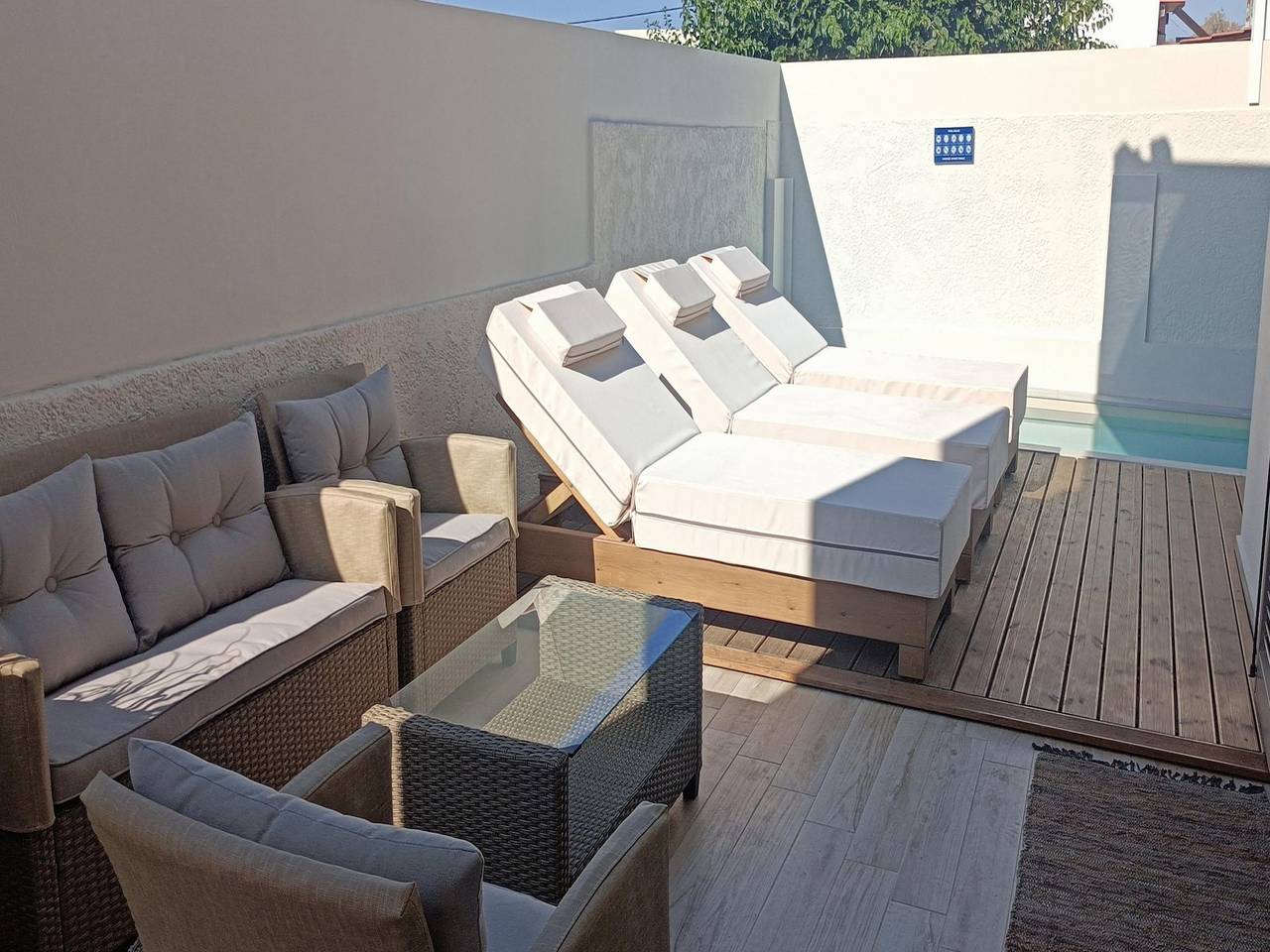 Villa am Meer in Adelianos Kampos in Rethymno und Umgebung
