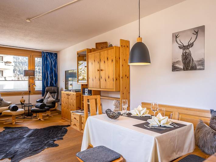 Ferienwohnung für 2 Personen, mit Balkon und Ausblick in St. Moritz - 3