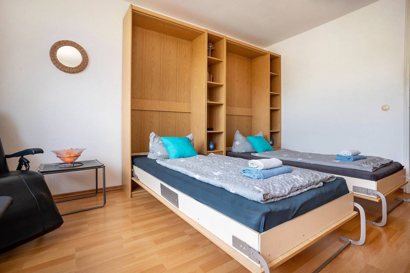 Ganzes Studio, Einzimmerapartment 'Ferienwohnung Nr 95' mit Gemeinschaftsgarten und Wlan in Bad Herrenalb, Nordschwarzwald