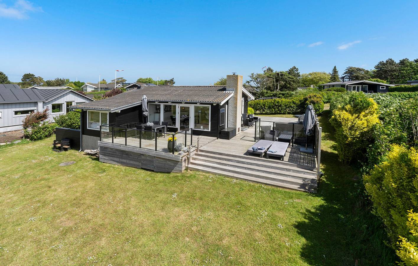 Ferienhaus für 4 Personen mit Terrasse in Langø, Martofte