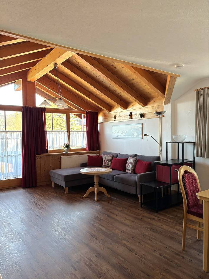 Pension voor 3 personen, met tuin en balkon in Oberstdorf