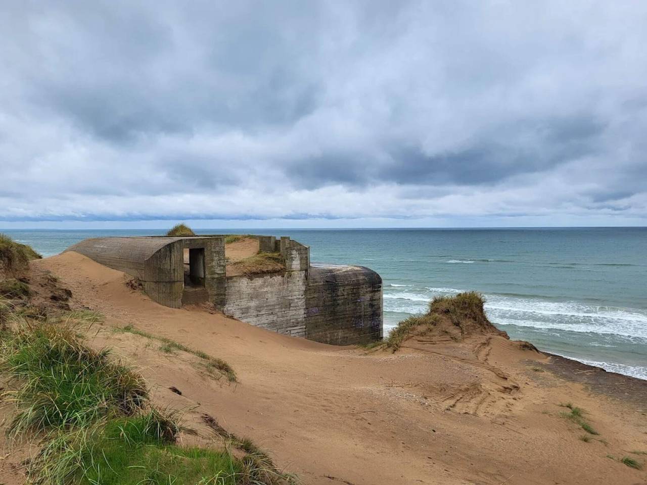 Priestranna chata v borovicovom lese in Løkken, Hjørring region