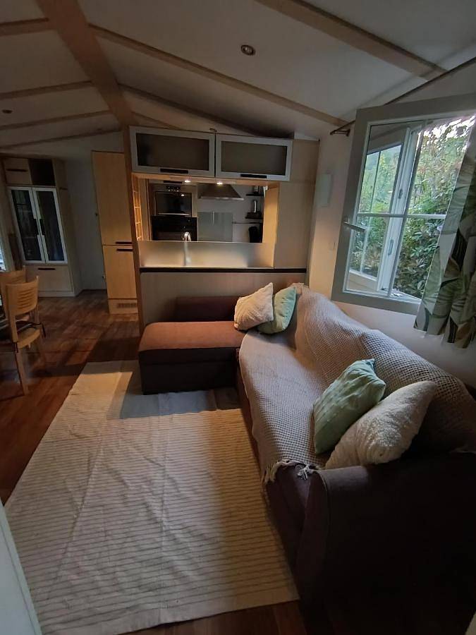 Camping pour 4 personnes, avec Terrasse ainsi que Jardin et Vue