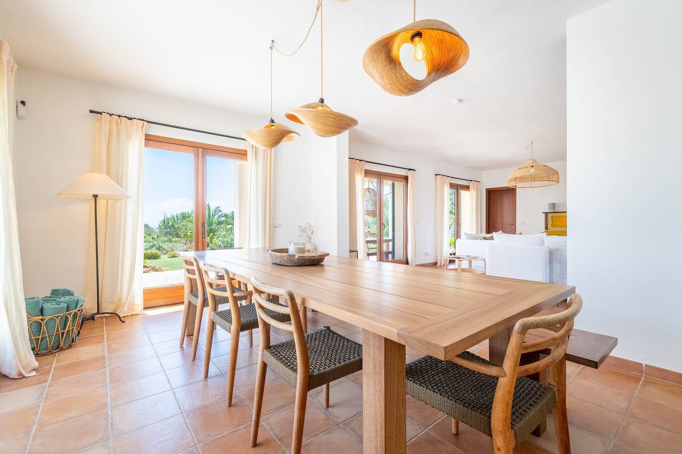 Landhaus 'Casa Miquel' mit Meerblick, Wlan und Klimaanlage in Sa Ràpita, Campos