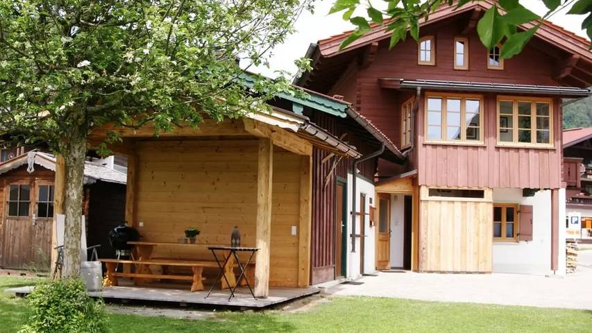 Ferienhaus für 6 Personen, mit Sauna und Terrasse sowie Garten in Reit im Winkl