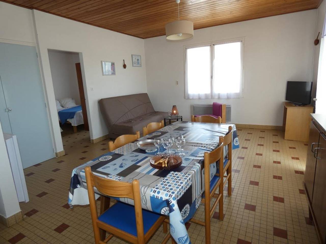 Ganze Wohnung, Helle Wohnung, Südbalkon, Haustiere erlaubt, nah am Wald in Notre-Dame-de-Monts, Vendée