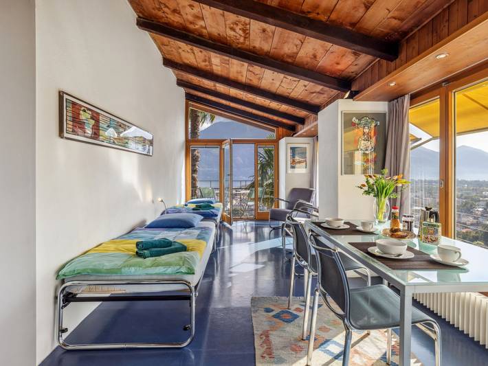 Ferienwohnung für 2 Personen, mit Balkon und Garten sowie Seeblick am Lago Maggiore (Schweiz) - 3
