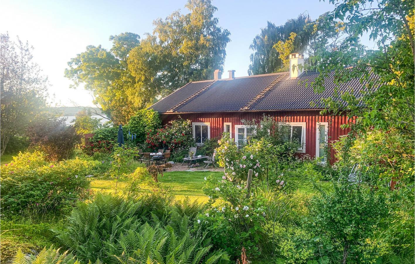 Ferienhaus für 6 Personen mit Sauna in Vikbolandet