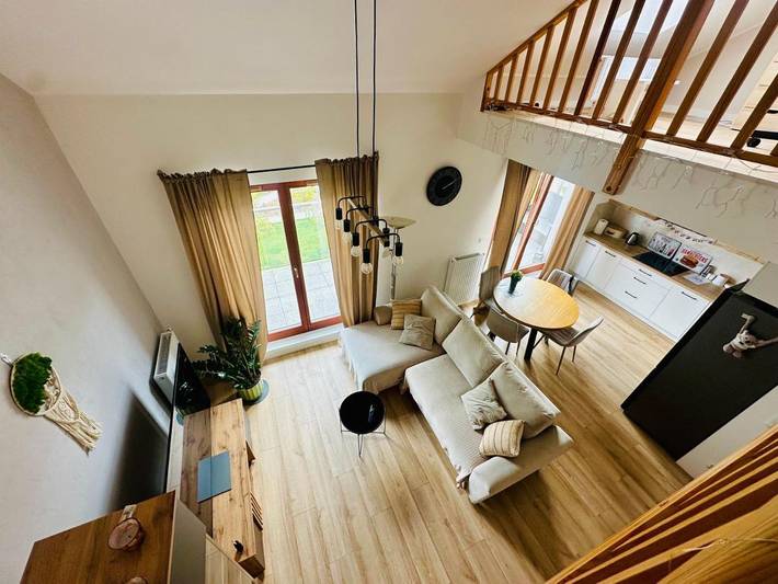 Loft dla 4 osób, z balkon i widok w Gdynia