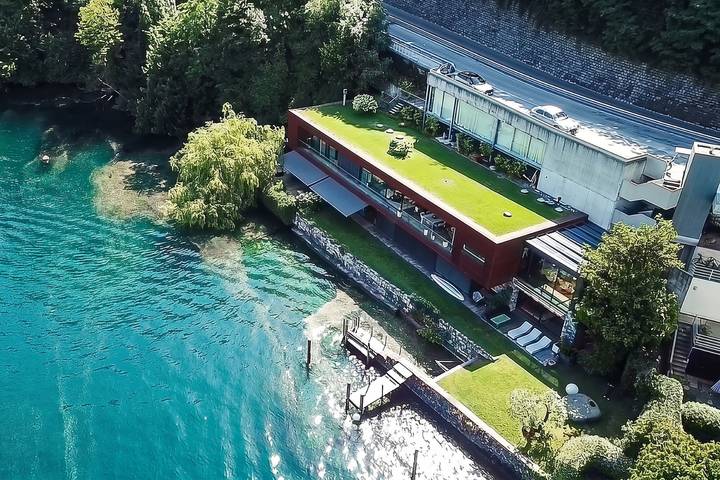 Maison Sur l'Eau - Lugano Villa with View Terrace in Paradiso, Luganersee