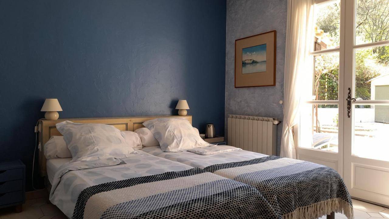 Twin Room with Garden View in Générargues, Cevennen