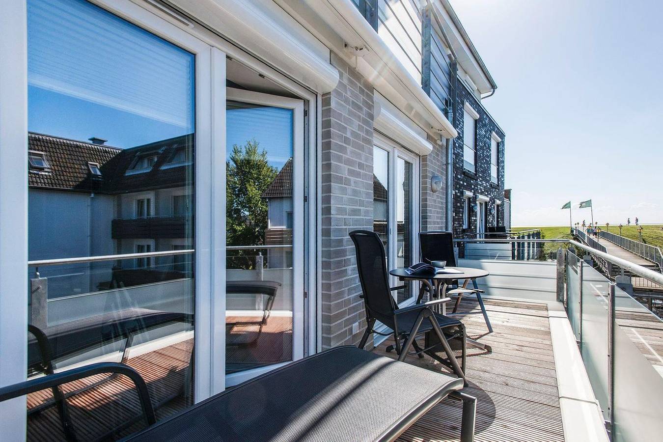 Ganze Wohnung, Ferienwohnung für 2 Personen am Nordseedeich in Hafen Büsum, Büsum