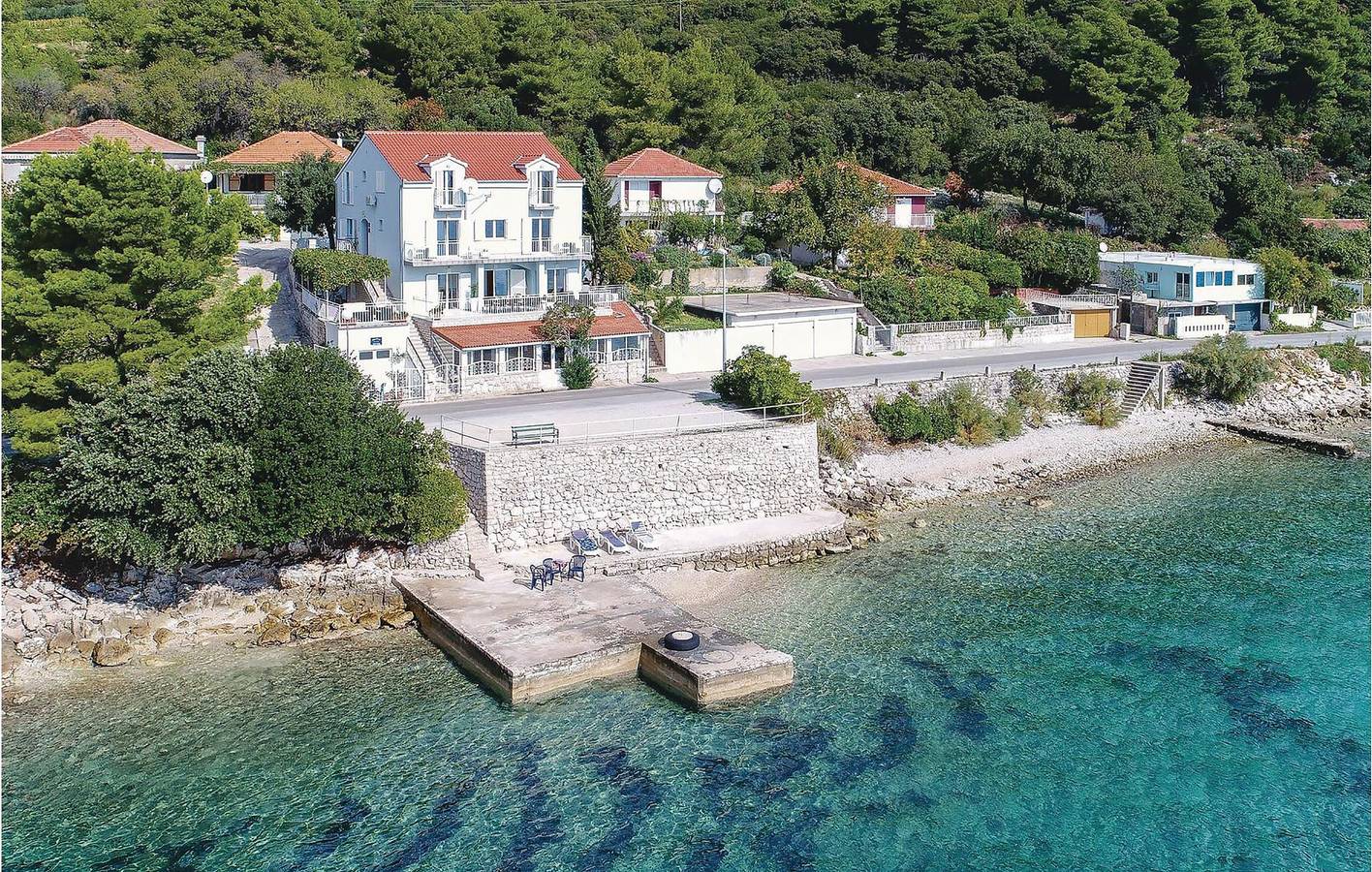 Vakantiehuis voor 20 personen met sauna in Kućište, Pelješac