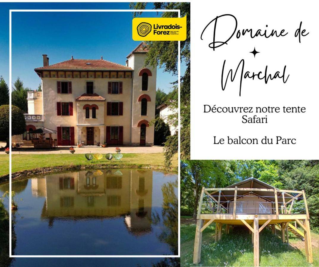 Domaine de Marchal - Le balcon du Parc - tente éco-lodge in Celles-sur-Durolle, Parc Naturel Régional Livradois-Forez