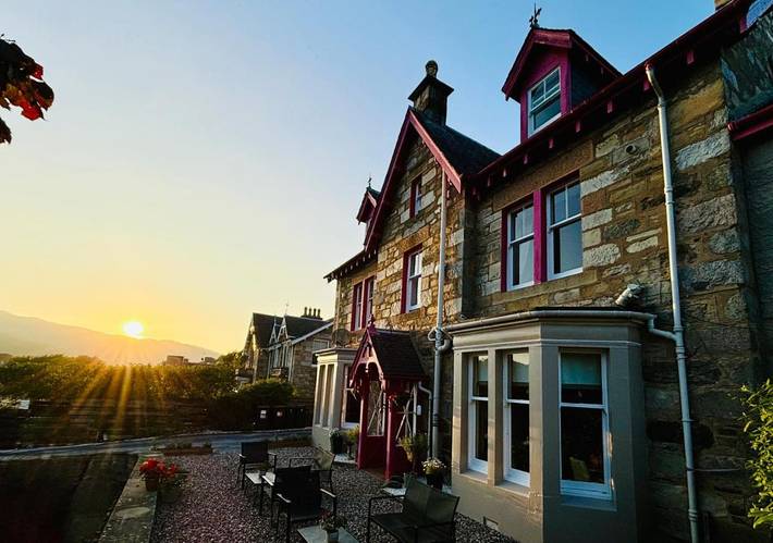 BnB für 2 Personen, mit Ausblick und Garten, mit Haustier in Schottland