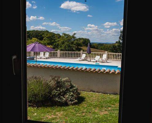 Location de vacances pour 7 personnes, avec jardin ainsi que vue et piscine, animaux acceptés à Lacépède (homonymie) - 3