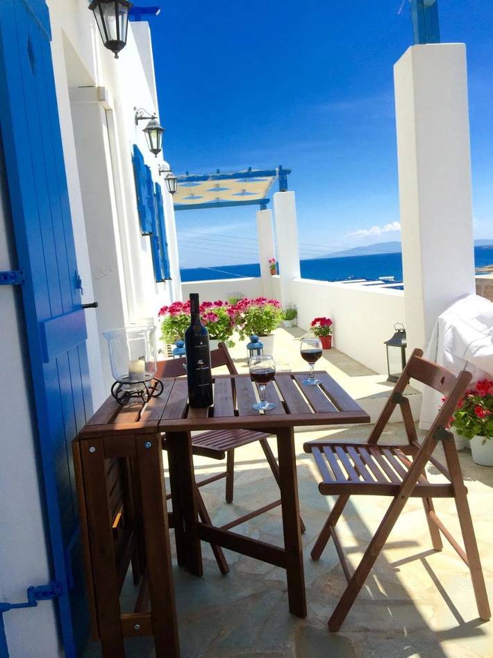 Maison de campagne pour 5 personnes, avec Balcon et Terrasse ainsi que Jardin et Vue