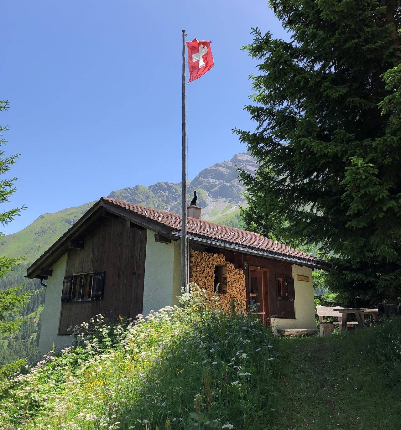Maiensäss Manziel in Surses, Alpes de Oberhalbstein