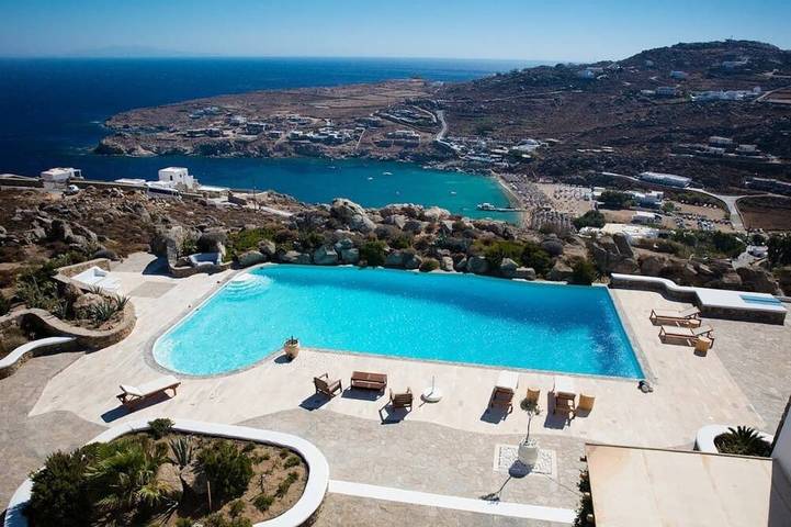 Maison de vacances pour 36 personnes, avec terrasse dans Mykonos