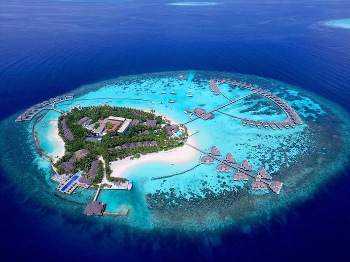 Bungalow pour 4 personnes dans Maldives
