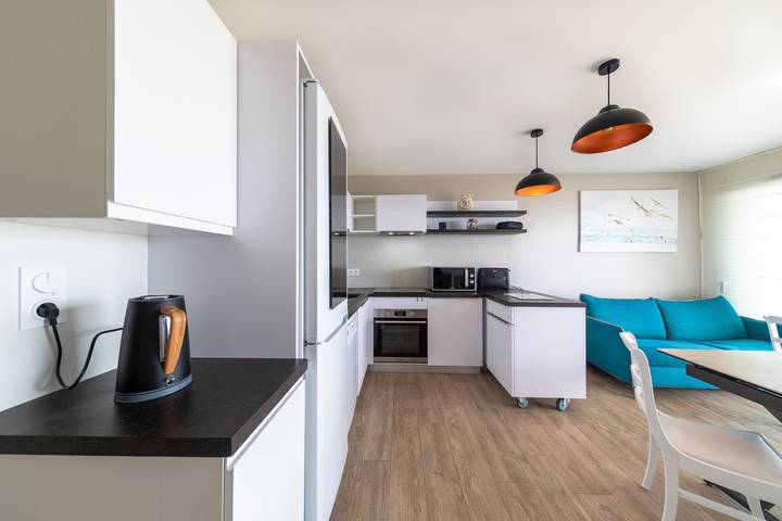 Apartamento entero, Apartamento 'Résidence Le Rêve' con piscina compartida, Wi-Fi y aire acondicionado in La Tranche-sur-Mer, Vandea