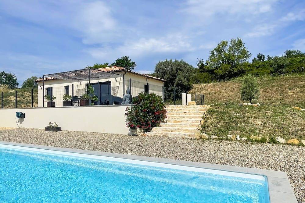 Villa 4* avec 2 chambres climatisation et piscine privée in Vagnas, Ardèche