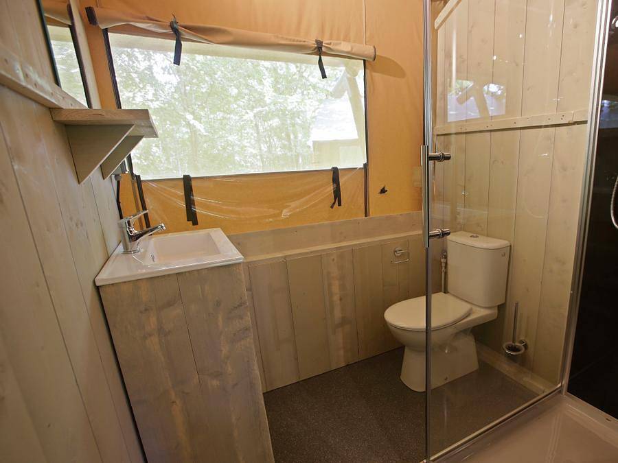 Camping Etxarri - Tente en toile et en bois 5 personnes - Glamping Haritza in Etxarri-Aranatz, Chaîne Cantabrique