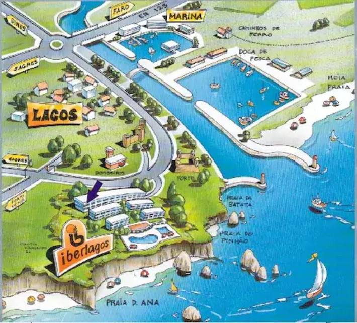 Ferienhaus für 4 Personen, mit Kinderpool und Pool sowie Garten und Ausblick in Lagos - 4