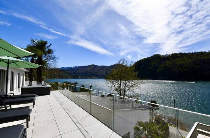 Ferienhaus für 6 Personen, mit Balkon und Terrasse in Caslano