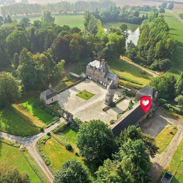 Location de vacances pour 10 personnes, avec jardin et vue à Saint-Hilaire-des-Landes