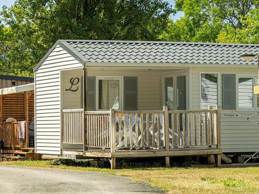 Camping les Dunes - Mobilhome 2 personnes - Mobil-home | Classic | 1 Ch. | 2 Pers. | Terrasse simple | Clim. | Tv in Torreilles, Côte d'Améthyste
