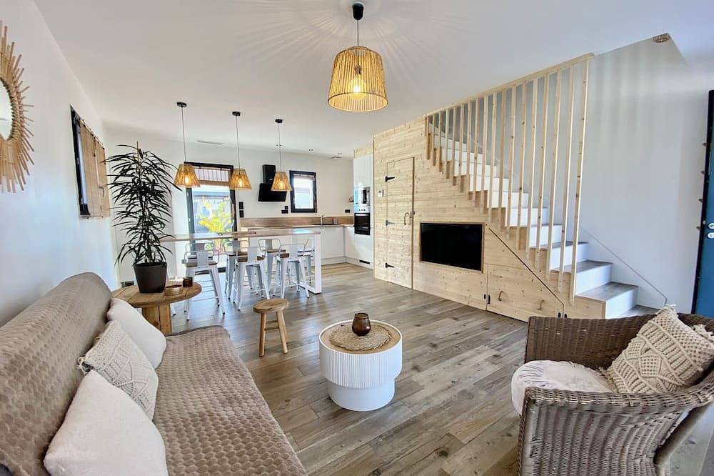 Villa Bambou, Jolie Maison Neuve à 10 Minutes à Pied de la Plage in Sainte-Marie Plage, Sainte-Marie-la-Mer